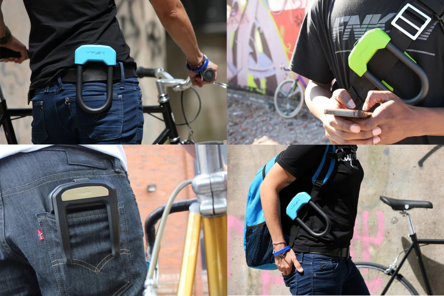 Tout neuf ❤️ Hiplok D Antivol en U, noir 🤩 6 Tout neuf ❤️ Hiplok D Antivol en U, noir 🤩 – Image 6