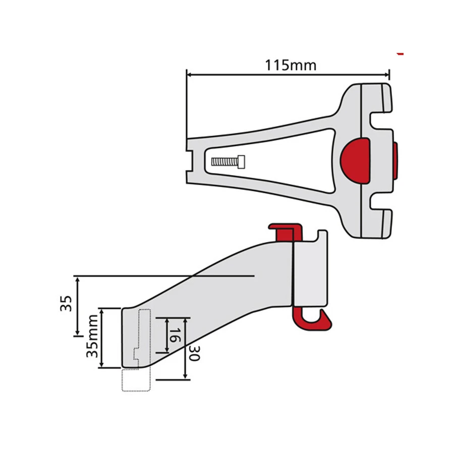 Bon marché 🎉 KlickFix Adaptateur cintre pour jeu de direction, noir ⭐ 2 Bon marché 🎉 KlickFix Adaptateur cintre pour jeu de direction, noir ⭐ – Image 2