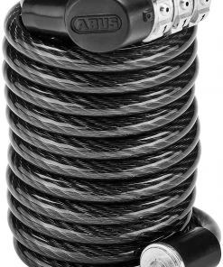 Meilleure vente ⭐ ABUS 3506C Antivol à câble spirale, noir 😉