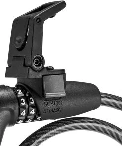 Budget 👏 ABUS 5410C SR Câble antivol, noir ✔️ -Accessoires Vélo Soldes abus 5410c sr cable lock black 3