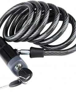 Grosses soldes ❤️ ABUS 5510K/180 Primo Antivol à câble spirale, noir ⌛ -Accessoires Vélo Soldes abus 5510k 180 primo coil cable lock black 3