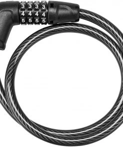 Grosses soldes ✨ ABUS 6412C SR Câble antivol, noir 🔥