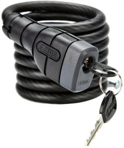 Vente flash ⭐ ABUS Primo 5510K/180 SCLL Antivol à câble spiralé, noir 🎁 -Accessoires Vélo Soldes abus primo 5510k 180 scll coil cable lock black 3