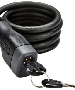 De gros 🔔 ABUS Star 4508K  Antivol à spirale, noir 🤩 -Accessoires Vélo Soldes abus star 4508k spiralkabelschloss schwarz 3