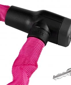 Remise 🥰 ABUS Steel-O-Chain 5805K/75 Antivol Chaîne, rose ✨ -Accessoires Vélo Soldes abus steel o chain 5805k 75 chain lock pink 3