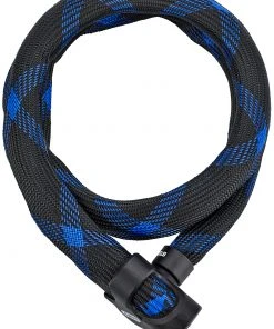 Grosses soldes 😀 ABUS Steel-O-Flex Ivera 7200/110 Antivol, noir/bleu ❤️