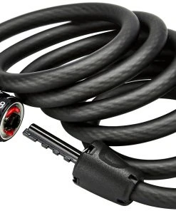 Coupon ⌛ ABUS Tresor 6512C Antivol à spirale, noir 🧨 -Accessoires Vélo Soldes abus tresor 6512c spiralkabelschloss schwarz 3