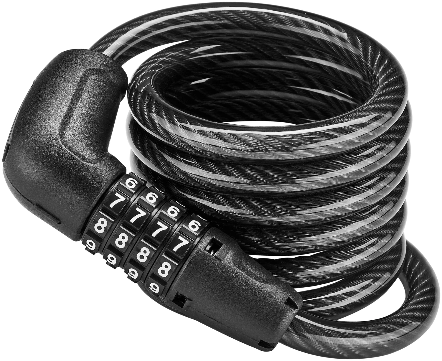 Nouveau đ€© ABUS Tresor 6512C SR Antivol Ă cĂąble spirale 180cm, noir đ 2 Nouveau đ€© ABUS Tresor 6512C SR Antivol Ă cĂąble spirale 180cm, noir đ â Image 2