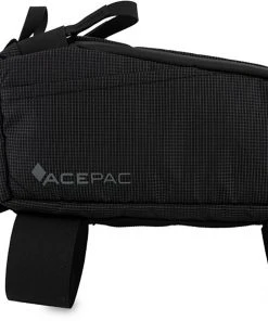 Remise 😀 Acepac Fuel Sacoche de cadre M, gris 🛒 -Accessoires Vélo Soldes acepac fuel frame bag m black 3 1
