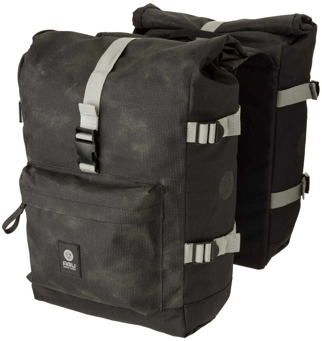 Tout neuf ❤️ AGU Urban H2O II Sacoche double enroulable sur le haut MIK, noir 😀 1 Tout neuf ❤️ AGU Urban H2O II Sacoche double enroulable sur le haut MIK, noir 😀