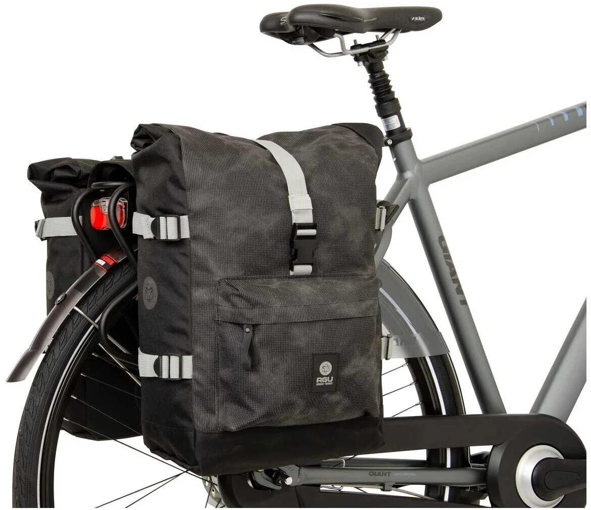 Tout neuf ❤️ AGU Urban H2O II Sacoche double enroulable sur le haut MIK, noir 😀 3 Tout neuf ❤️ AGU Urban H2O II Sacoche double enroulable sur le haut MIK, noir 😀 – Image 3