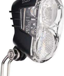 Acheter 🎉 Axa Echo 15 Lampe frontale pour dynamo de moyeu avec support et câble ✨