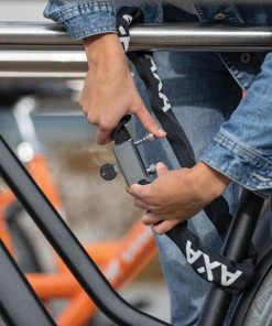 Meilleure vente 👍 Axa Hawk Antivol Chaîne Ø8mm, noir ✨ -Accessoires Vélo Soldes axa hawk chain lock o8mm black 4