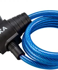 Remise ✔️ Axa Zipp Antivol à câble spiralé Ø8mm 120cm, vert 🔥 -Accessoires Vélo Soldes axa zipp coil cable lock o8mm 120cm blue 4