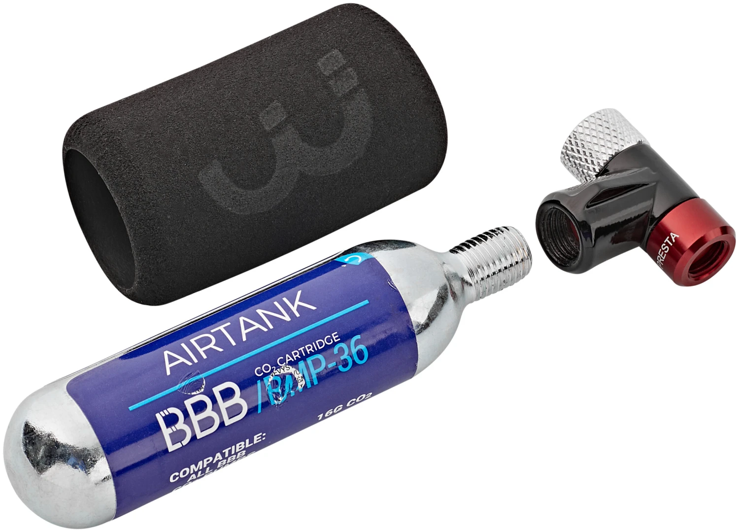 Le moins cher ✨ BBB Cycling AirSpeed BMP-32 Pompe CO2, noir/argent 💯 2 Le moins cher ✨ BBB Cycling AirSpeed BMP-32 Pompe CO2, noir/argent 💯 – Image 2