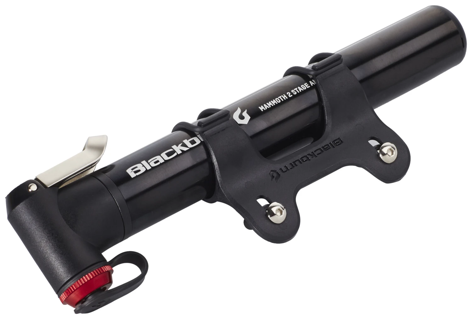 Promo ❤️ Blackburn Mammoth 2Stage Anyvalve Mini pompe, noir ⌛ 2 Promo ❤️ Blackburn Mammoth 2Stage Anyvalve Mini pompe, noir ⌛ – Image 2