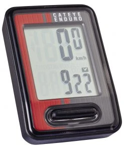 Meilleure vente ✔️ CatEye Enduro CC-ED400 Compteur de vélo, rouge/noir 👍