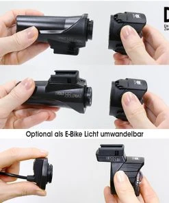 Remise 🔔 CatEye GVolt 100 HL-EL560GRC Lumière avant, noir 😉 -Accessoires Vélo Soldes cateye gvolt 100 hl el560grc front light black 3