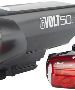 Remise 😉 CatEye GVolt 50 HL-EL550GRC + Rapid Micro G Hl-EL620G Set, noir 🥰