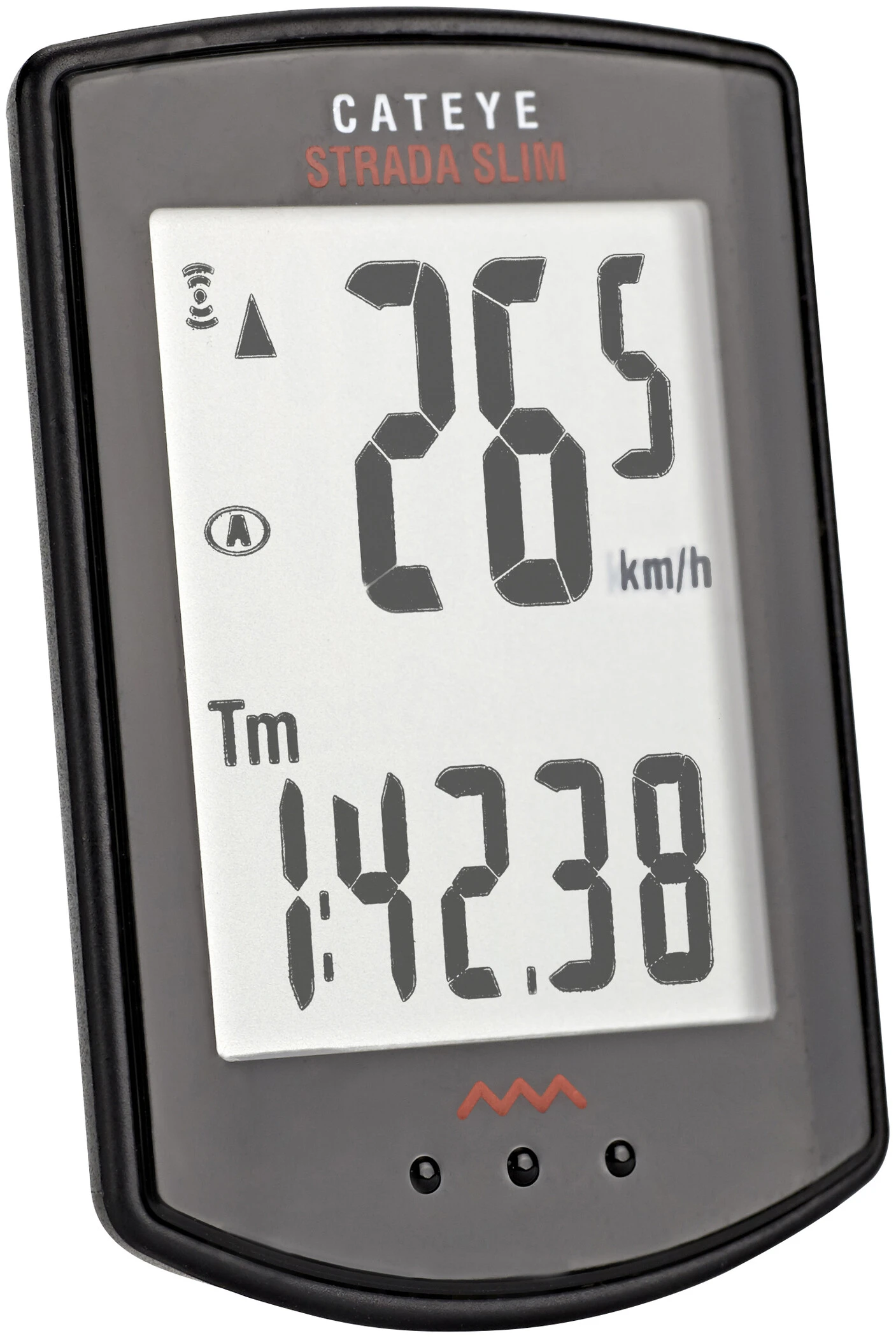 Remise 🎁 CatEye Strada CC-RD310W Slim Compteur de vélo, noir 🤩 1 Remise 🎁 CatEye Strada CC-RD310W Slim Compteur de vélo, noir 🤩