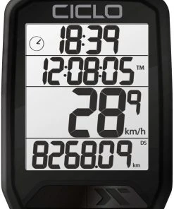 Grosses soldes 🎉 Ciclosport Protos 113 Compteur de vélo, noir 🛒