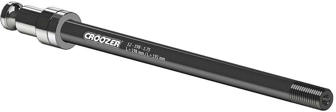 Tout neuf đ Croozer Click & Crooz Axe traversant avec attache 12x198mm-1.75 N, noir/argent đ„° 1 Tout neuf đ Croozer Click & Crooz Axe traversant avec attache 12x198mm-1.75 N, noir/argent đ„°