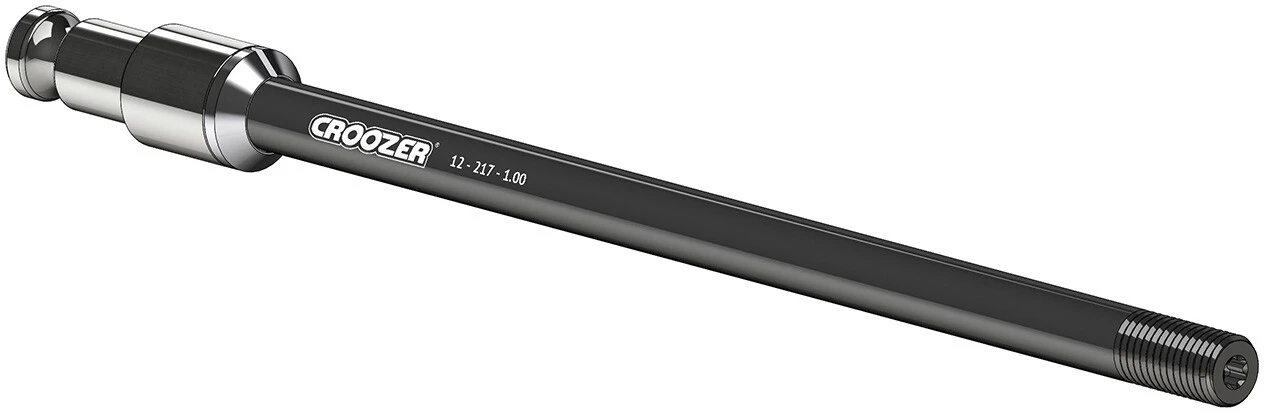 Tout neuf 🥰 Croozer Click & Crooz Axe traversant avec attache 12x217mm-1.00 XL, noir/argent 👏 1 Tout neuf 🥰 Croozer Click & Crooz Axe traversant avec attache 12x217mm-1.00 XL, noir/argent 👏