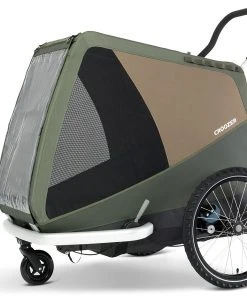 Acheter ⌛ Croozer ✨ Dog Tammo Remorque pour chien, vert ⌛ -Accessoires Vélo Soldes croozer dog tammo dog trailer moss green 3