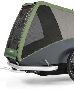 Nouveau ❤️ Croozer 🧨 Dog Bruuno Remorque pour chien, noir/olive 😍