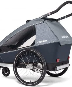Top 10 ✨ Croozer Kid Vaaya 2 Remorque enfant, olive/vert ✨ 10 Top 10 ✨ Croozer Kid Vaaya 2 Remorque enfant, olive/vert ✨ -Accessoires Vélo Soldes croozer kid vaaya 2 child trailer graphite blue 5