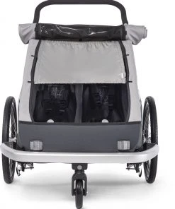 Grosses soldes ✔️ Croozer Cache soleil pour Kid Keeke 2, gris 🧨 -Accessoires Vélo Soldes croozer suncover for kid keeke 2 stone grey 3 1