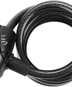 Nouveau 🤩 Cube RFR 13352 Antivol à spirale 12x1800mm, noir ⭐