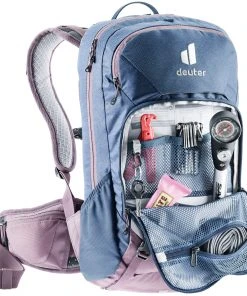 Bon marché ⭐ Deuter Attack 14 SL Sac à dos Femme, gris/olive 🌟 -Accessoires Vélo Soldes deuter attack 14 sl backpack women marine grape 4