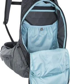 Remise 😍 EVOC Trail Pro 16 Sac à dos Protecteur, gris ⭐ -Accessoires Vélo Soldes evoc trail pro 16 protector backpack black carbon grey 4