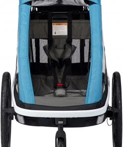 Offres 💯 Hamax Avenida ONE Remorque Vélo bras de bicyclette et roue de poussette inclus, Bleu pétrole ⌛ -Accessoires Vélo Soldes hamax avenida one bike trailer incl bicycle arm stroller wheel petrol blue 3