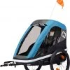 Grosses soldes ✔️ Hamax Avenida One Remorque vélo Avec Tige de bicyclette et roue de poussette, noir/Bleu pétrole ✨