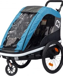 Grosses soldes ✔️ Hamax Avenida One Remorque vélo Avec Tige de bicyclette et roue de poussette, noir/Bleu pétrole ✨ 7 Grosses soldes ✔️ Hamax Avenida One Remorque vélo Avec Tige de bicyclette et roue de poussette, noir/Bleu pétrole ✨ -Accessoires Vélo Soldes hamax avenida one bike trailer petrol blue 3