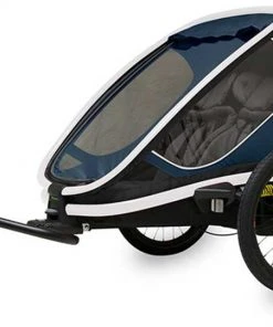 Sortie ✨ Hamax Outback One Remorque de vélo Avec Bras de bicyclette/roue de poussette, bleu ✨