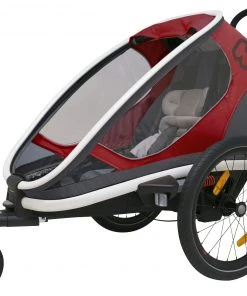 Le moins cher 🌟 Hamax Outback One Remorque vélo Avec Tige de bicyclette et roue de poussette, bleu 😀