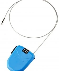 Meilleur prix ✔️ Hiplok FX Antivol rétractable avec réflecteur, rouge 🥰 -Accessoires Vélo Soldes hiplok fx seilschloss mit reflektor cyan 4 1