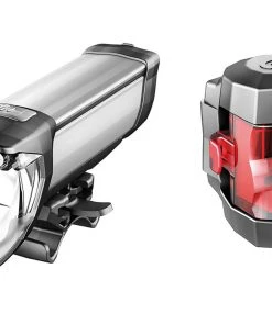 Offres 🔔 Busch + Müller IXON Core/IXXI Kit d’éclairages, argent 👏 -Accessoires Vélo Soldes ixoncoreixxi