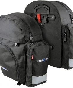 Vente flash ⭐ KlickFix Sacs à dos sacoches de vélo, noir 🎉