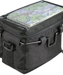 Acheter 🎉 KlickFix Daypack Sacoche de guidon, noir 😉 -Accessoires Vélo Soldes klickfix daypack handlebar bag black 3