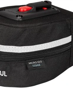 Offres ❤️ KlickFix Micro 100 Sac porte-bagages, noir ⌛