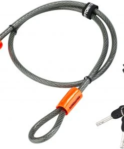 Acheter ⭐ Kryptonite KryptoLok Mini-7 Antivol vélo + Kryptoflex ⌛ -Accessoires Vélo Soldes kryptonite kryptolok mini 7 fahrradschloss kryptoflex 5