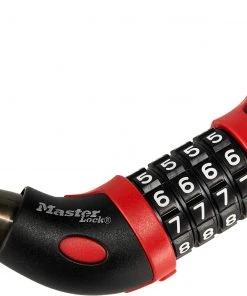 Promo 🔔 Masterlock 8228 Cadenas blindé 10mm x 1000mm, gris 🎉 -Accessoires Vélo Soldes masterlock 8228 panzr kabelschloss 10mm x 1000mm grau 3