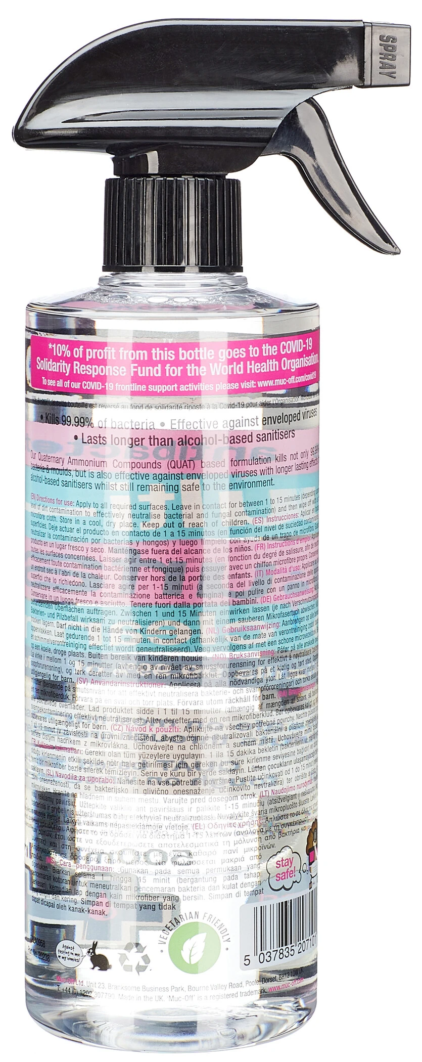 Meilleure vente 🧨 Muc-Off Nettoyant antibactérien à usage multiple pour surfaces 500ml ✔️ 2 Meilleure vente 🧨 Muc-Off Nettoyant antibactérien à usage multiple pour surfaces 500ml ✔️ – Image 2