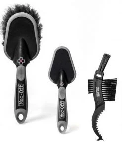 Sortie 🎉 Muc-Off Brush set de 3 🔥 -Accessoires Vélo Soldes muc off brush 3er set 3