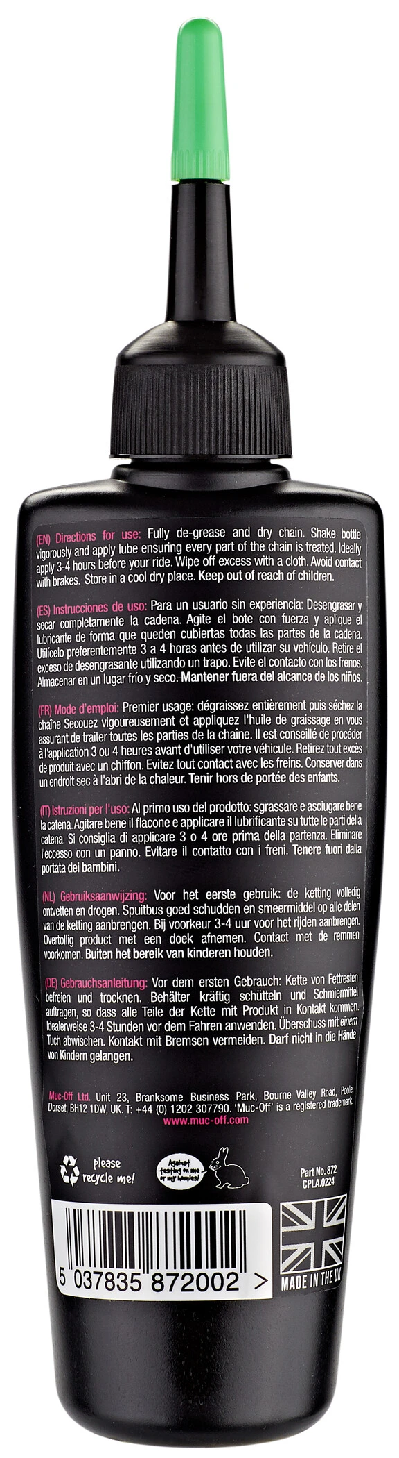Tout neuf ✔️ Muc-Off C3 Dry Ceramic Lube Lubrifiant de chaîne 120ml 🔥 2 Tout neuf ✔️ Muc-Off C3 Dry Ceramic Lube Lubrifiant de chaîne 120ml 🔥 – Image 2