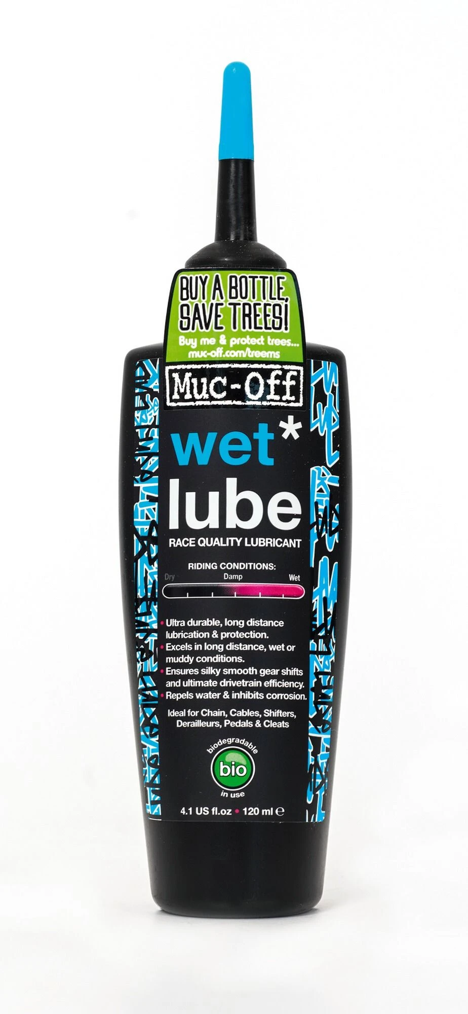 De gros ⌛ Muc-Off Wet Lube Chain Lubricant wax lubricant, 120 ml 🔔 1 De gros ⌛ Muc-Off Wet Lube Chain Lubricant wax lubricant, 120 ml 🔔